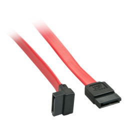 Lindy 33351 cable de SATA 0,5 m SATA 7-pin Negro, Rojo