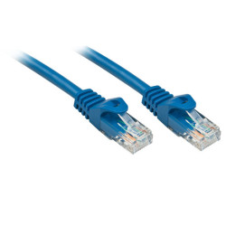 Lindy RJ-45/RJ-45 Cat6 0.3m cable de red Azul 0,3 m U/UTP UTP 48170