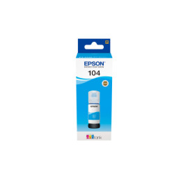 Epson 104 EcoTank Cyan ink bottle C13T00P240