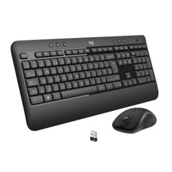 Logitech Advanced MK540 Tastatur Maus enthalten USB QWERTY Italienisch Schwarz, Weiß 920-008679