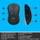 Logitech Advanced MK540 Tastatur Maus enthalten USB QWERTY Italienisch Schwarz, Weiß 920-008679