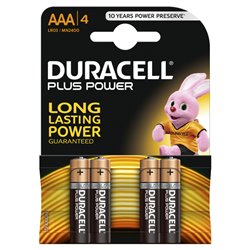 Duracell MN2400B4 pilha Bateria descartável AAA Alcalino