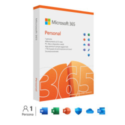 Microsoft 365 Personal Voll 1 Lizenzen 1 Jahre Englisch, Italienisch QQ2-01428