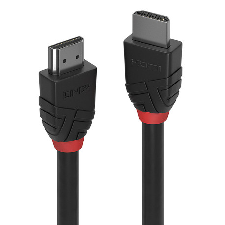 Lindy 2m High Speed HDMI Cable, Black Line 36472