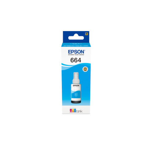 Epson 664 Ecotank Cyan ink bottle 70ml C13T664240