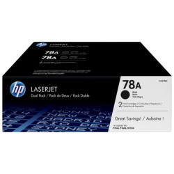 HP 78A pack de 2 toners LaserJet noir authentiques CE278AD
