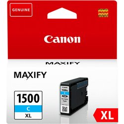 Canon Cartouche d'encre cyan haut rendement PGI-1500XL 9193B001