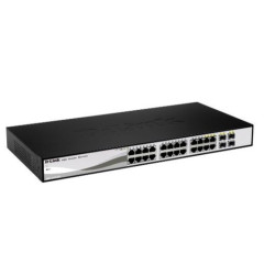 D-Link DGS-1210-26 Netzwerk-Switch Managed L2 Gigabit Ethernet 10/100/1000 1U Schwarz, Grau