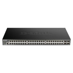 D-Link DGS-1250-52X commutateur réseau Géré L3 Gigabit Ethernet 10/100/1000 Noir