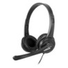 NGS VOX505USB écouteur/casque Avec fil Arceau USB Type-A Noir