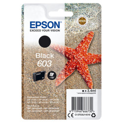 Epson Singlepack Black 603 Ink C13T03U14010