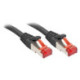 Lindy 47779 câble de réseau Noir 2 m Cat6 S/FTP S-STP