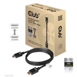 CLUB3D Ultra High Speed HDMI 4K120Hz, 8K60Hz Certified Cable 48Gbps M/M 1.5 m/4.92 ft CAC-1370