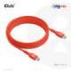CLUB3D USB2 Type-C Bi-Directional Cable, Data 480Mb,PD 240W48V/5A EPR M/M 2m CAC-1573