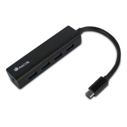 NGS WONDERHUB4 USB 2.0 Type-C 480 Mbit/s Noir