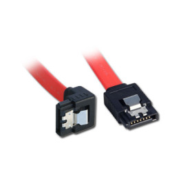 Lindy Internal SATA cable, 0.50 m cable de SATA 0,5 m Rojo 33456