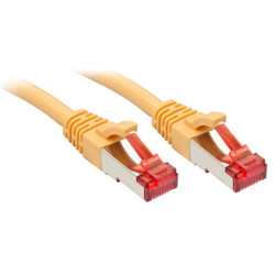 Lindy RJ-45/RJ-45 Cat6 1m networking cable Yellow S/FTP S-STP 47762