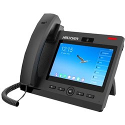 HIKVISION DS-KP9301-HE1 7" LCD VOIP TELEFONE ANDROID, 20 LINHAS