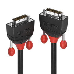 Lindy 36256 cable DVI 2 m DVI-D Negro