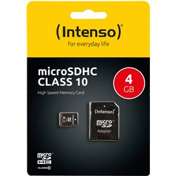 Intenso 4GB MicroSDHC Clase 10 3413450
