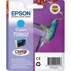 Epson Hummingbird Tinteiro Cyan T0802 Tinta Claria Photographic C13T08024011