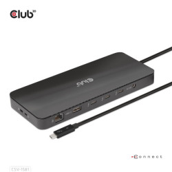CLUB3D Thunderbolt 4 Certified 11-in-1 Docking Station CSV-1581