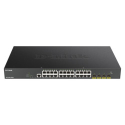 D-Link DGS-1250-28XMP network switch Managed L3 Gigabit Ethernet 10/100/1000 Power over Ethernet PoE Black