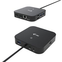 I-TEC DOCKING STATION USB-C HDMI DUAL DP WITH POWER DELIVERY 100W + UNIVERSAL CHARGER 112W