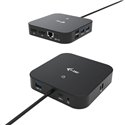i-tec USB-C HDMI Dual DP Docking Station with Power Delivery 100 W + Universal Charger 100 W C31TRI4KDPDPRO100
