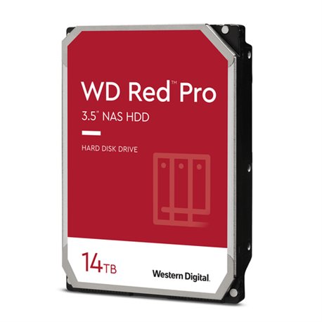 WESTERN DIGITAL HDD RED PRO 14TB 3,5 7200RPM SATA 6GB/S 512 Mb CACHE
