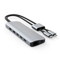 HYPER HD392-SILVER Schnittstellen-Hub USB 3.2 Gen 1 (3.1 Gen 1) Type-C 5000 Mbit/s Silber