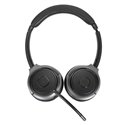 Targus AEH104GL headphones/headset Wired & Wireless Head-band Calls/Music USB Type-C Bluetooth Black AEH104GL1