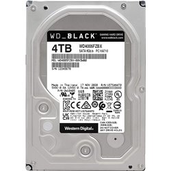 WESTERN DIGITAL HDD BLACK 4TB 3,5" 7200RPM SATA 6GB/S 256MB CACHE