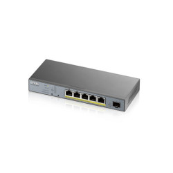 Zyxel GS1350-6HP-EU0101F network switch Managed L2 Gigabit Ethernet 10/100/1000 Power over Ethernet PoE Grey