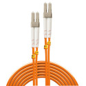 Lindy 46481 câble de fibre optique 2 m LC OM2 Orange