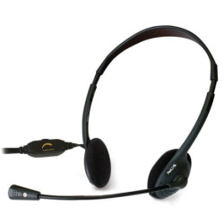 NGS MS103 headphones/headset Wired Head-band Calls/Music Black