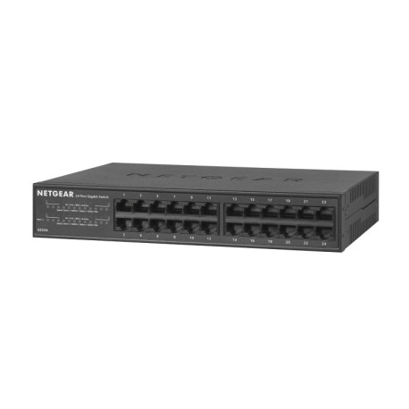 NETGEAR GS324 Unmanaged Gigabit Ethernet 10/100/1000 Black GS324-200EUS