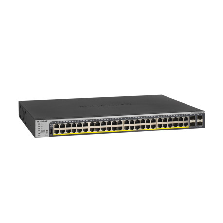 NETGEAR GS752TPP Managed L2/L3/L4 Gigabit Ethernet 10/100/1000 Power over Ethernet PoE 1U Schwarz GS752TPP-100EUS