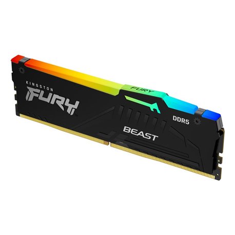 KINGSTON RAM FURY BEAST DDR5 32GB (1x32GB) DDR5 5600MT/s CL40 RGB XMP