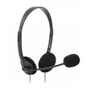 Vultech HS-02 headphones/headset Wired Head-band Office/Call center USB Type-A Black