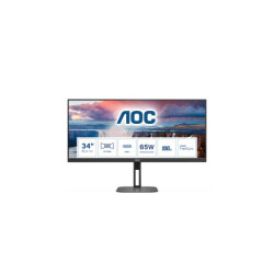 AOC V5 U34V5C/BK pantalla para PC 86,4 cm 34 3440 x 1440 Pixeles UltraWide Quad HD LCD Negro