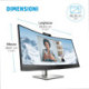 HP E34m G4 Monitor de videoconferencia WQHD curvo USB-C 40Z26AT