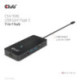 CLUB3D CSV-1595 hub de interfaz USB 3.2 Gen 1 3.1 Gen 1 Type-C 5000 Mbit/s Negro