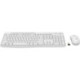 Logitech MK295 Silent Wireless Combo Tastatur Maus enthalten USB QWERTY Italienisch Weiß 920-009821