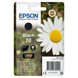 Epson Daisy Singlepack Black 18 Claria Home Ink C13T18014012