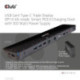 CLUB3D USB Gen1 Type-C Triple Display DP1.4 Alt mode Smart PD3.0 Charging Dock with 100 Watt Power Supply CSV-1565
