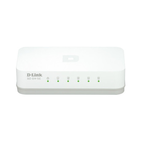 D-Link GO-SW-5E switch de rede Não-gerido Fast Ethernet 10/100 Branco
