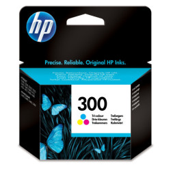 HP 300 cartouche d'encre trois couleurs authentique CC643EE