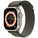 APPLE WATCH ULTRA GPS + CELLULAR, 49MM TITANIUM CASE WITH GREEN ALPINE LOOP -LARGE MQFP3TY/A