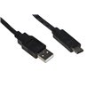 LINK CAVO USB 2.0 "A" MASCHIO TIPO C MT 1 COLORE NERO PVC NICHEL PLATING BLACK 28+24AWG BC CONDUCTOR
